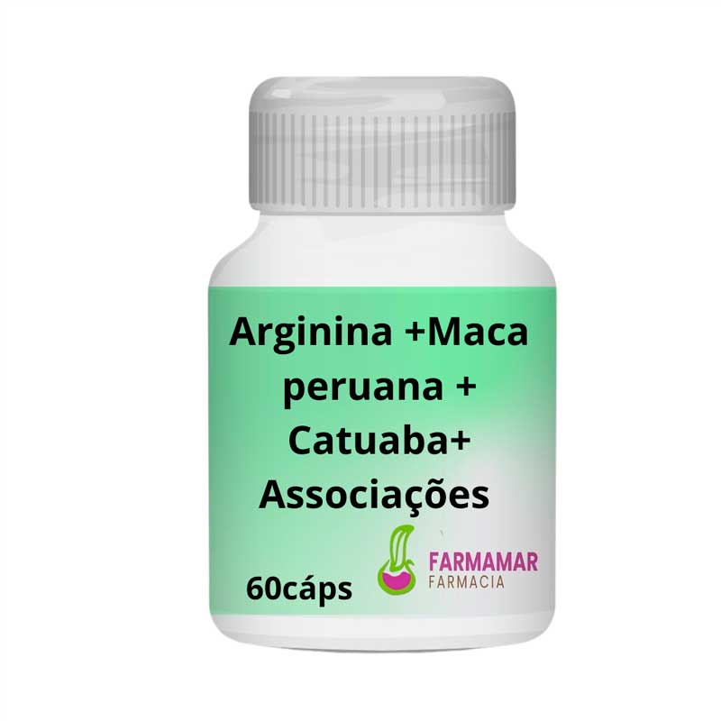 Arginina + Maca Peruana + Catuaba e Associações