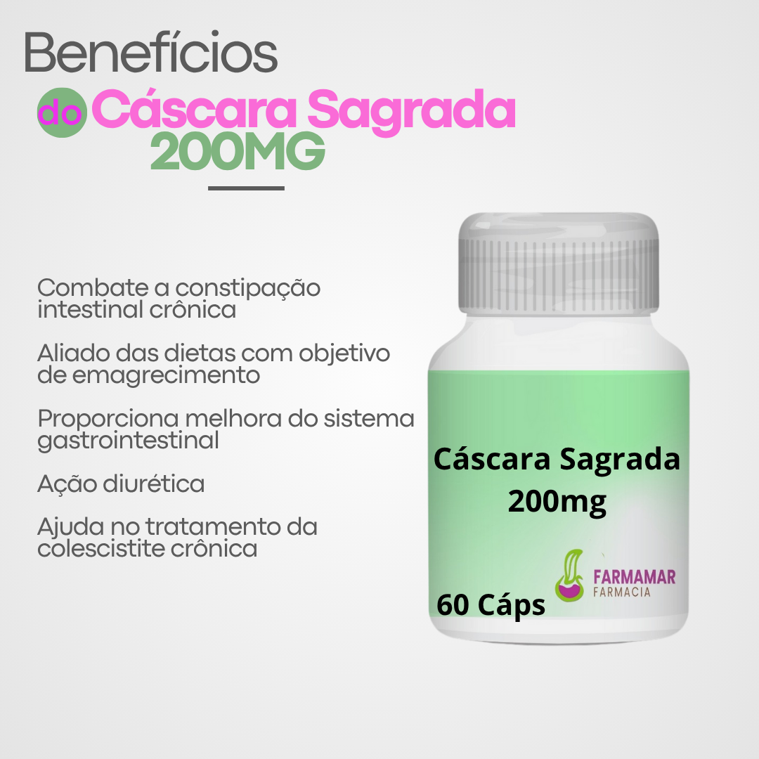 Cáscara Sagrada 200mg - Imagem 2