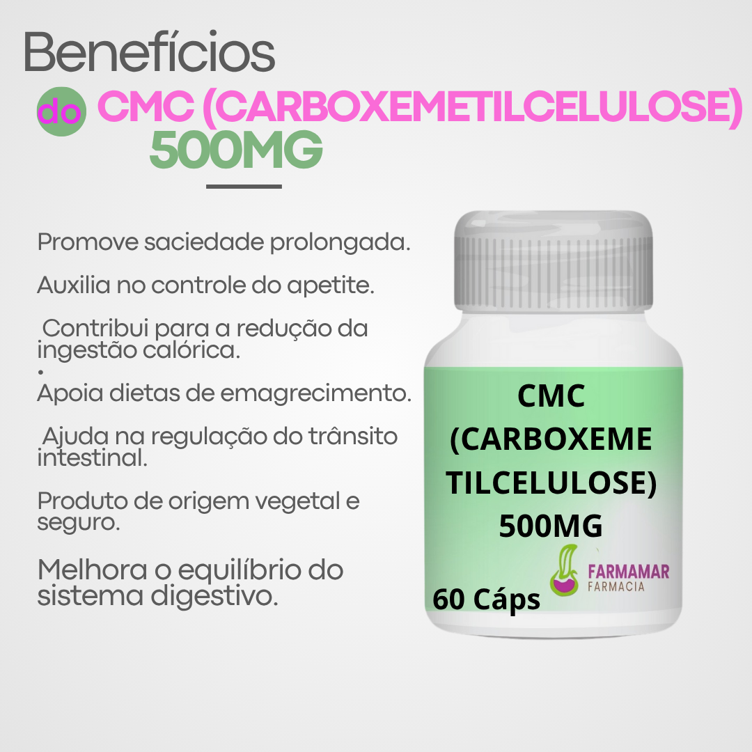 Carboximetilcelulose (CMC) 500mg - Imagem 2