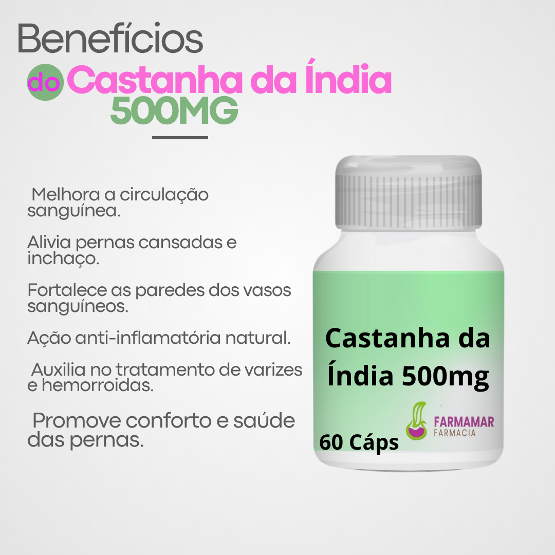 Castanha da Índia 500mg - Imagem 2