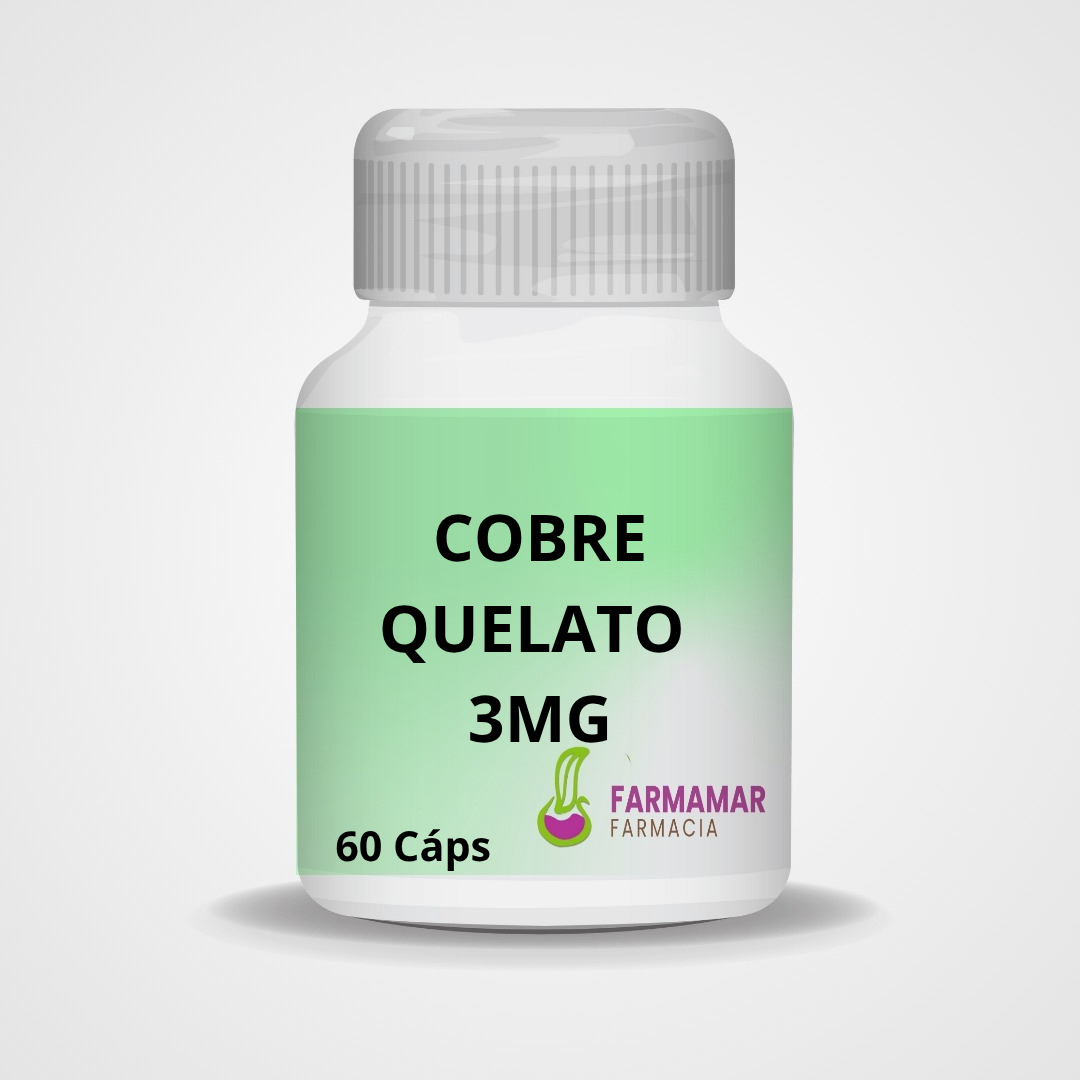 Cobre Quelato 3mg