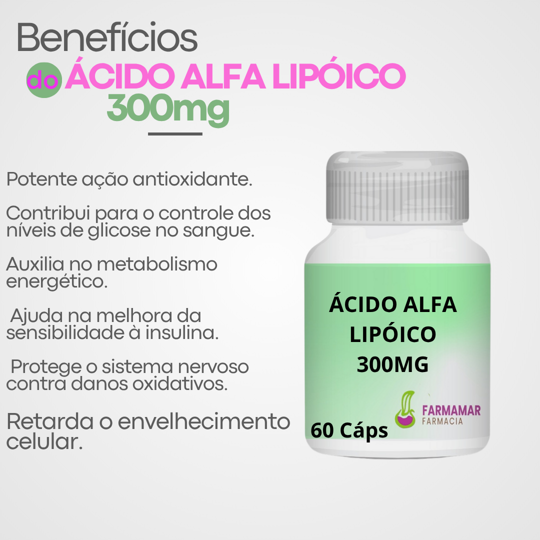 Ácido Alfa Lipóico 300mg - Imagem 2