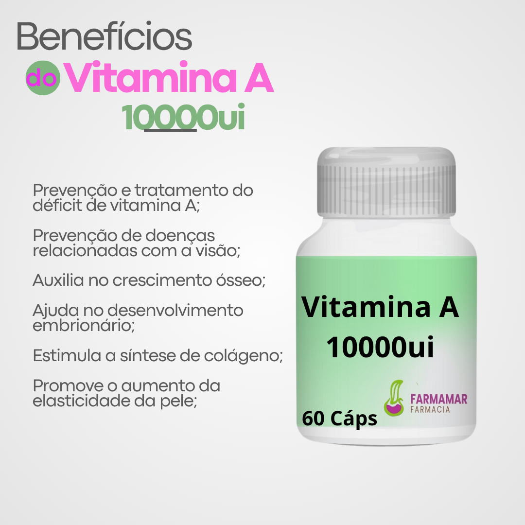 Vitamina A 10000ui - Imagem 2