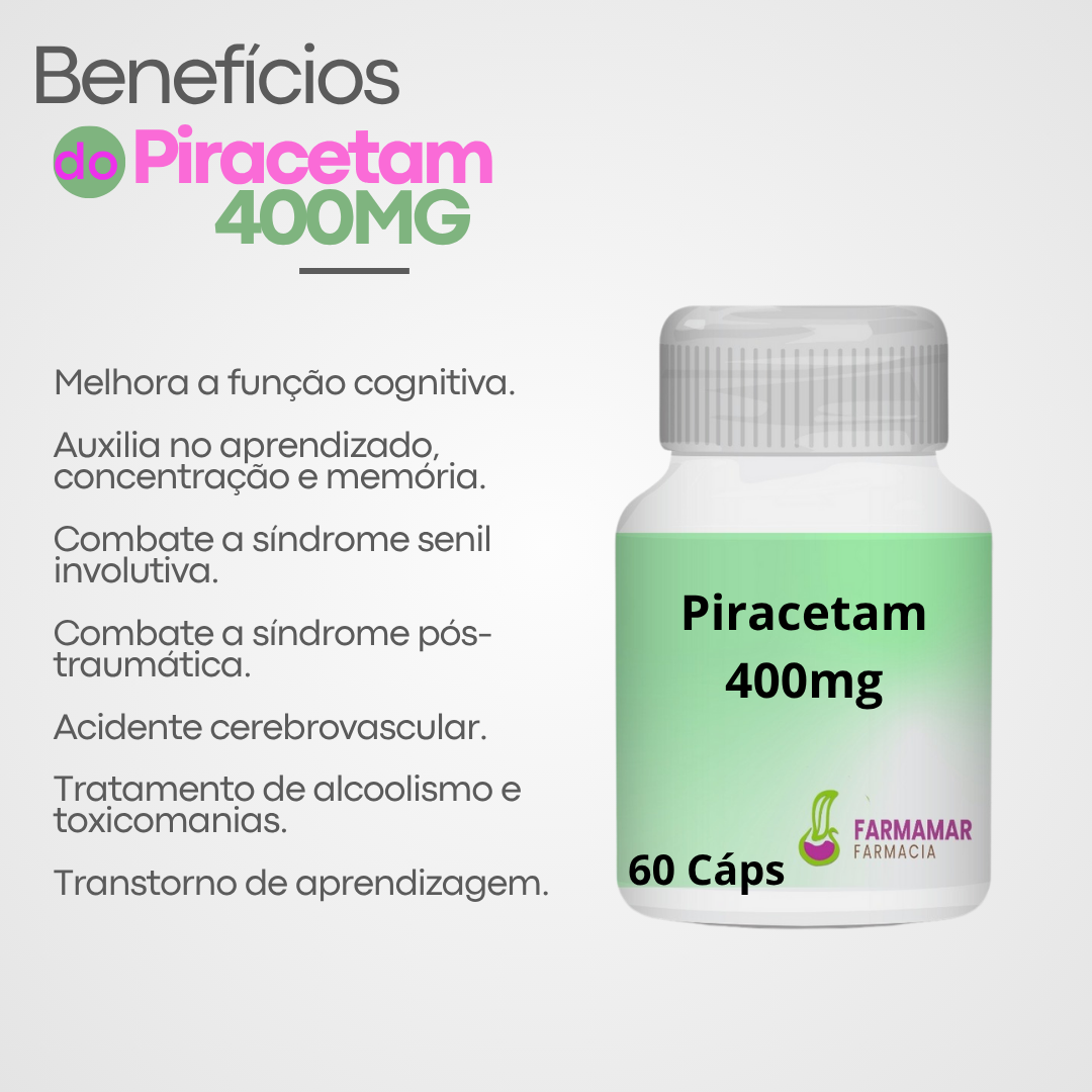 Piracetam 400mg - Imagem 2