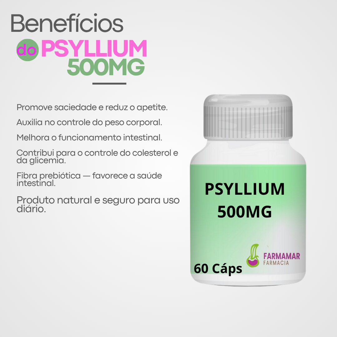 Psylium 500mg - Imagem 2