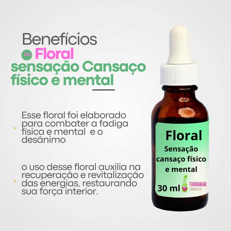 Floral Sensação de Cansaço Físico e Mental - Imagem 2