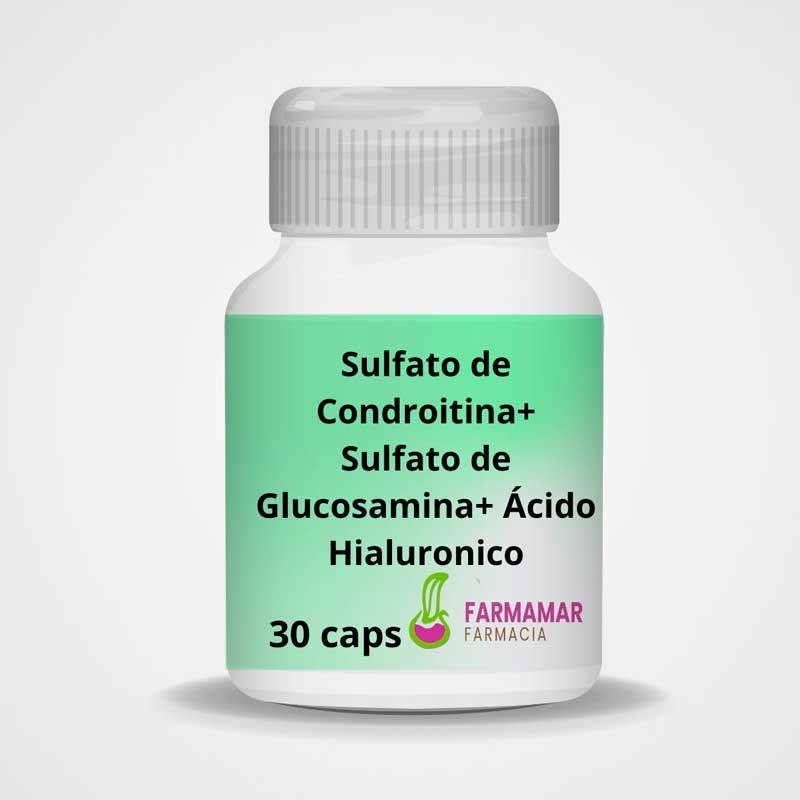 Sulfato de Condroitina + Sulfato de Glucosamina + Ácido Hialurônico