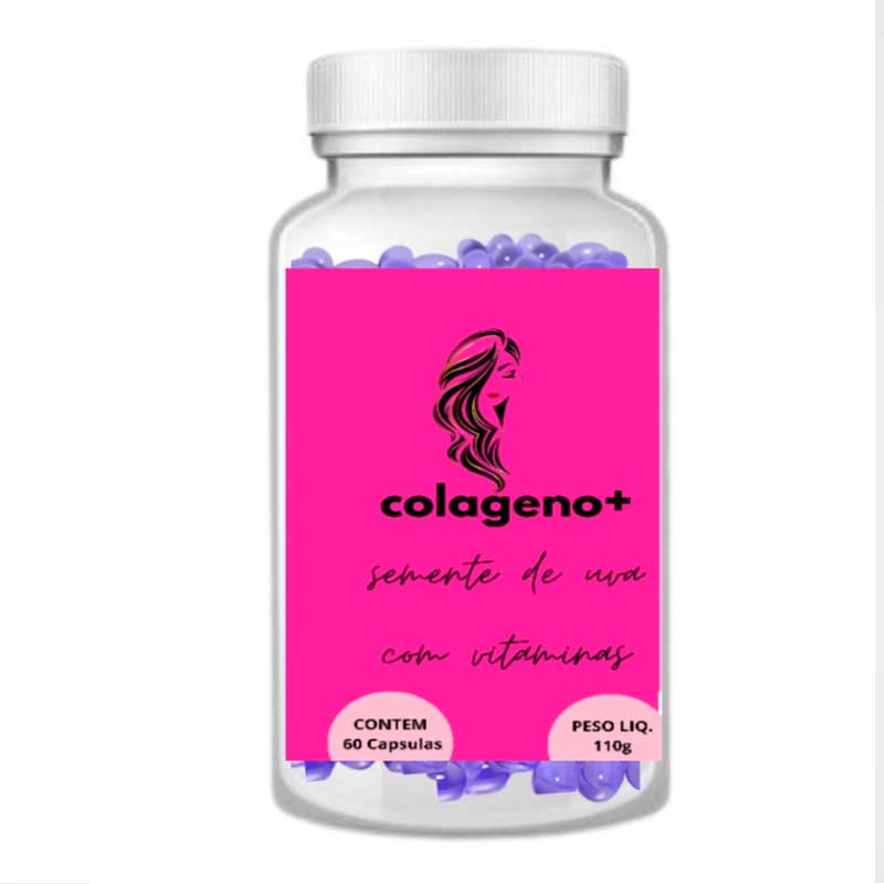 Colágeno com Semente de Uva e Vitaminas