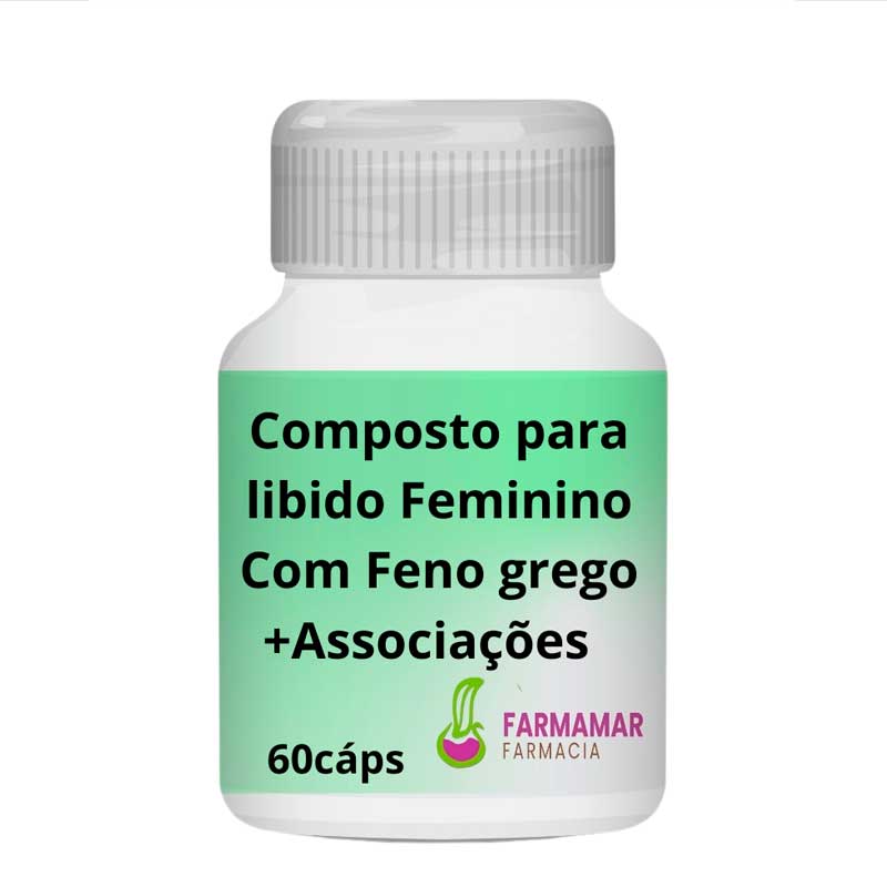 Composto para Libido Feminina com Feno Grego + Associações