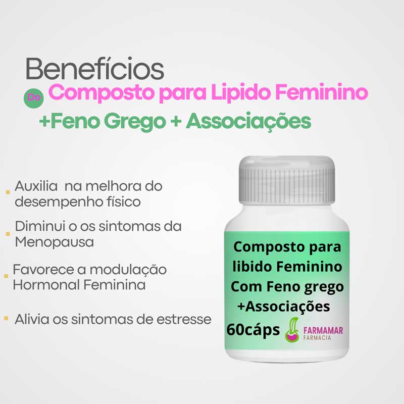 Composto para Libido Feminina com Feno Grego + Associações - Imagem 2