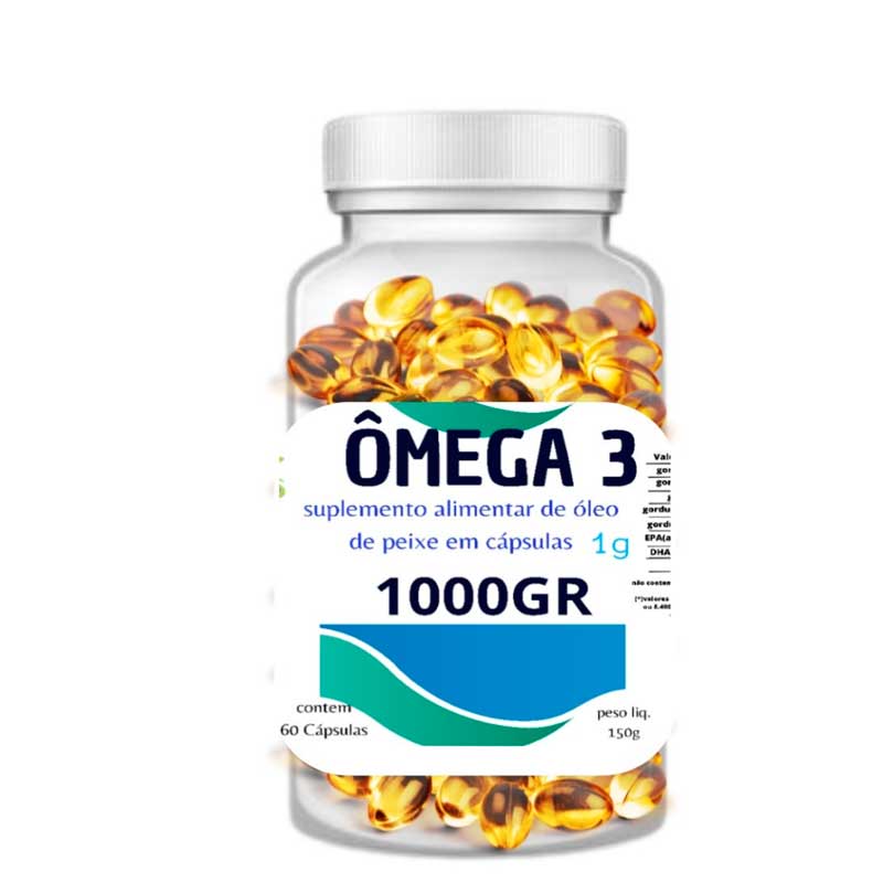 Cápsula de Ômega 3 1g