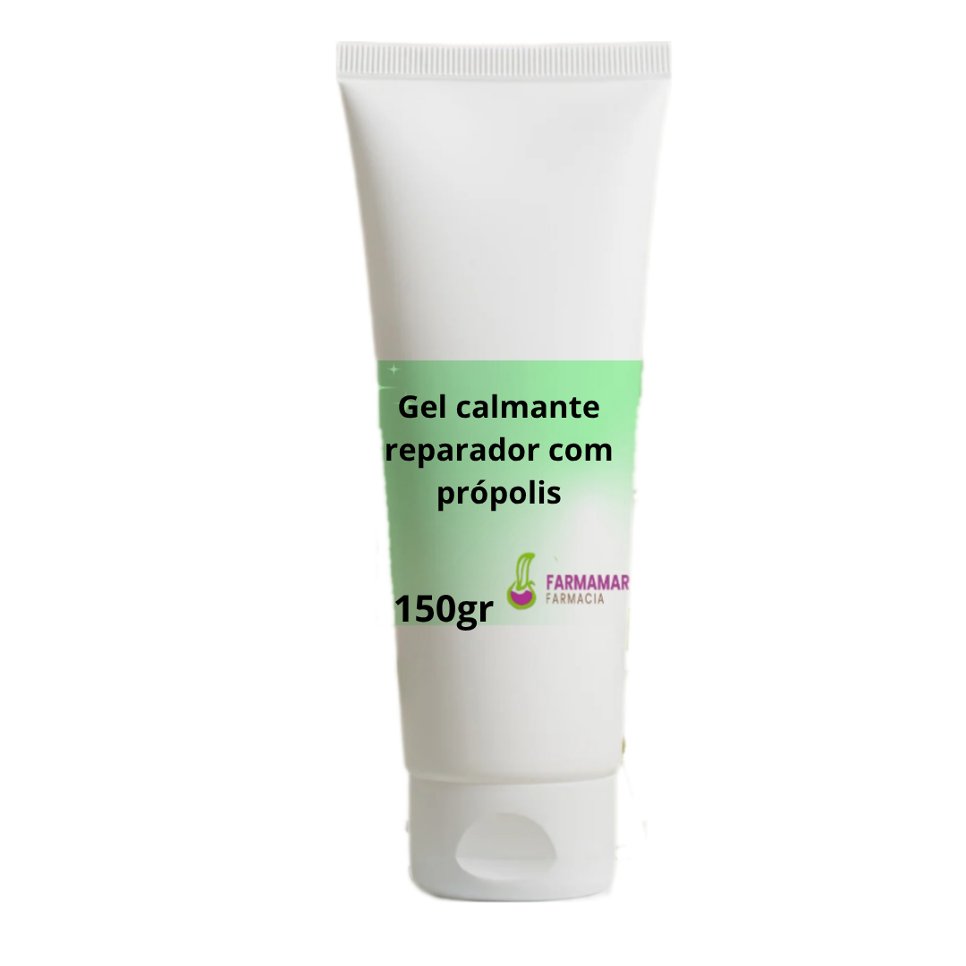 Gel calmante reparador com própolis