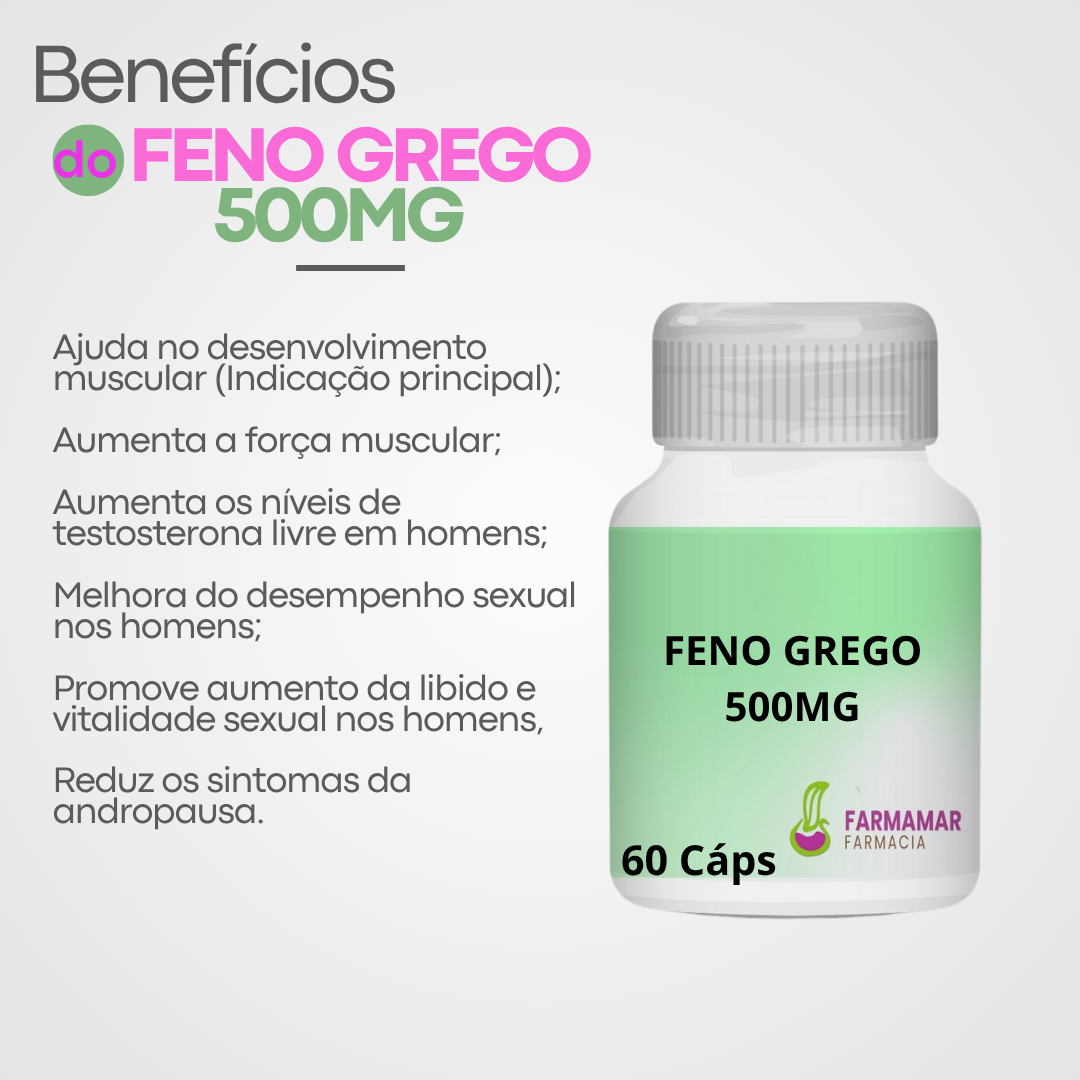 Feno Grego 500mg - Imagem 2