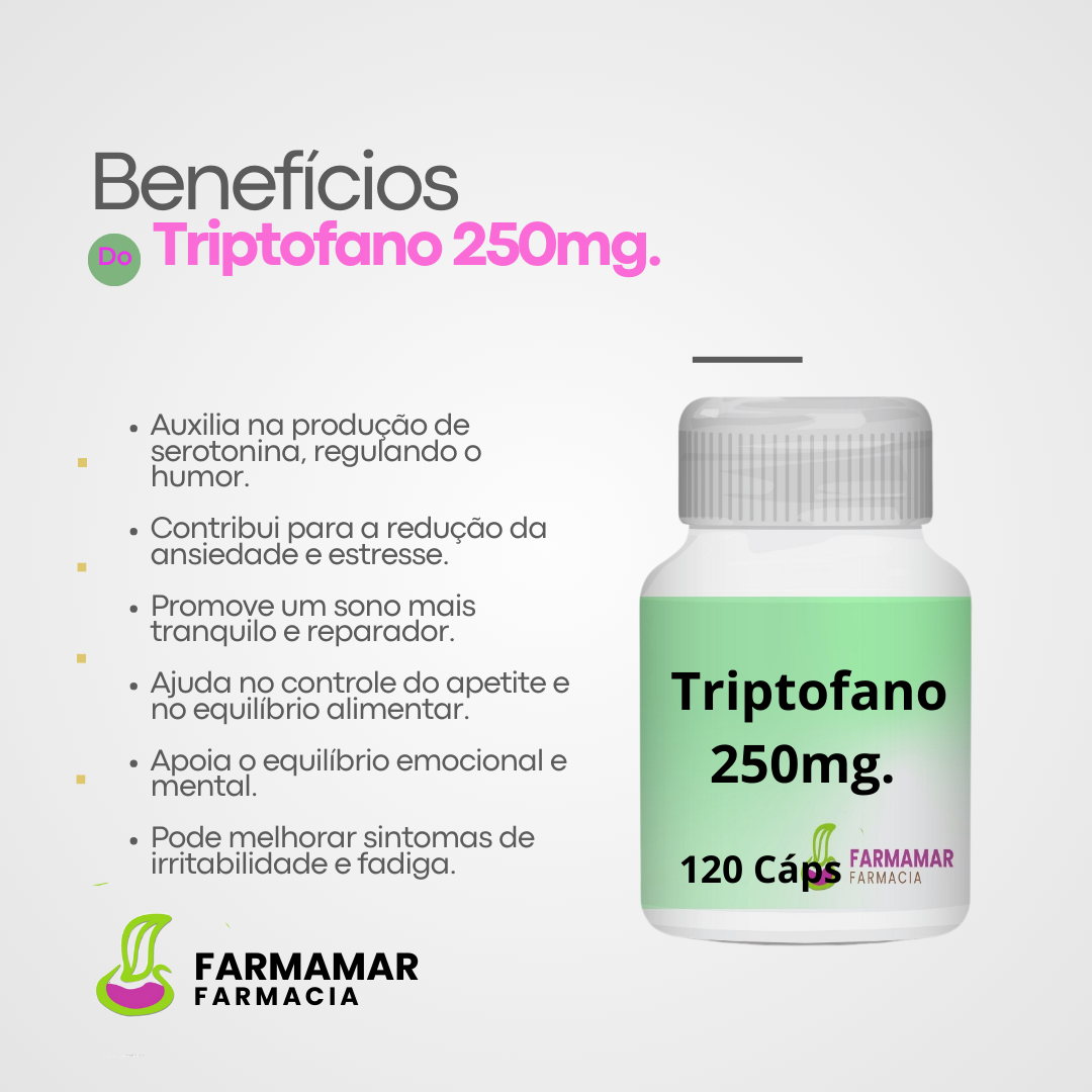 L - Triptofano 250mg - Imagem 2
