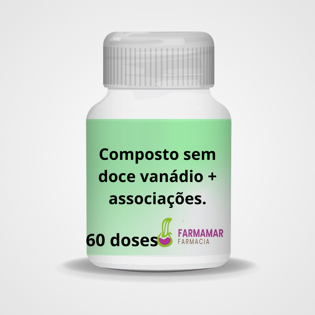 Composto sem doce vanádio + associações.