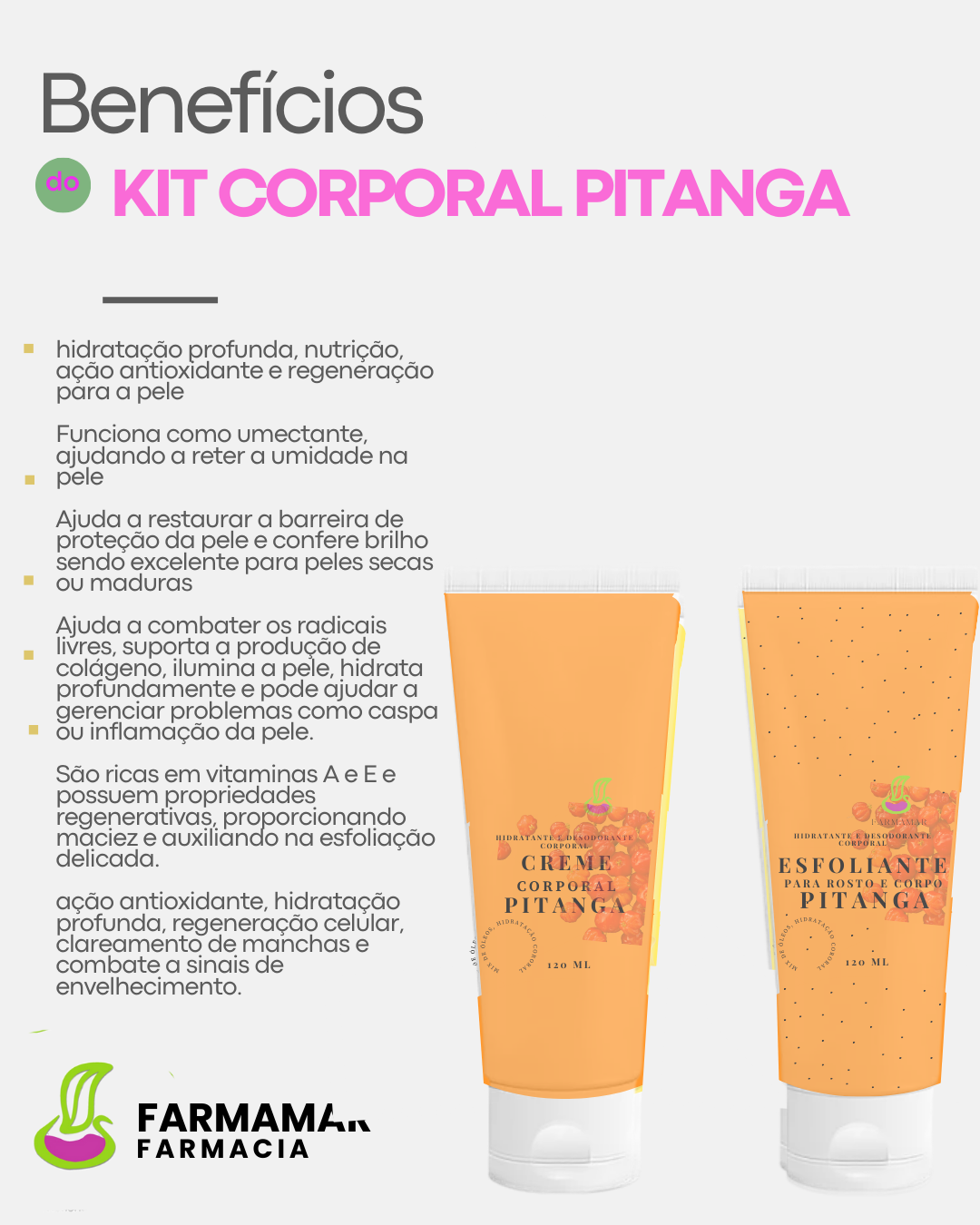 Kit Corpo Pitanga – Hidratação e Renovação Completa da Pele - Imagem 2
