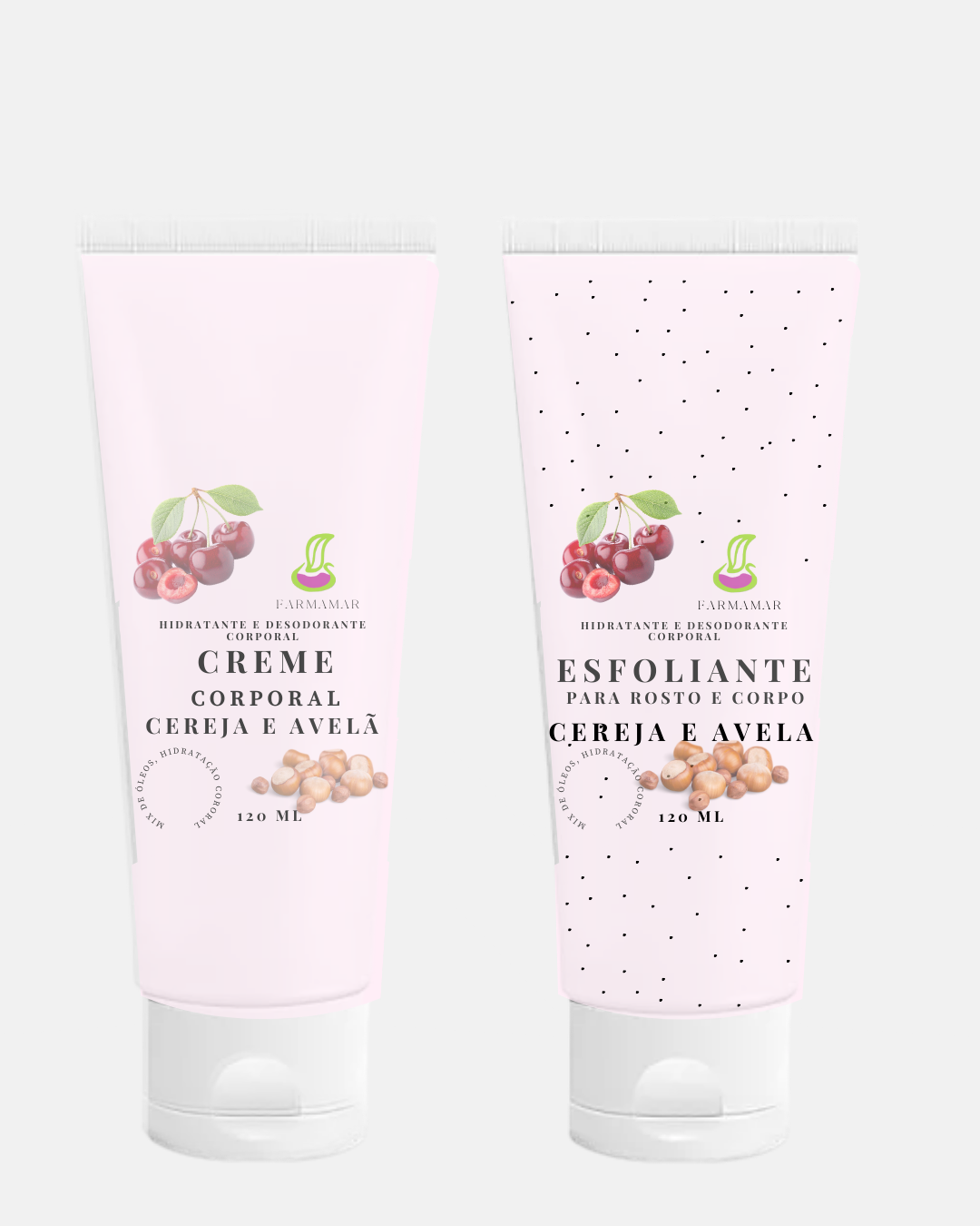 Kit Corpo Cereja & Avelã – Hidratação, Renovação e Proteção da Pele