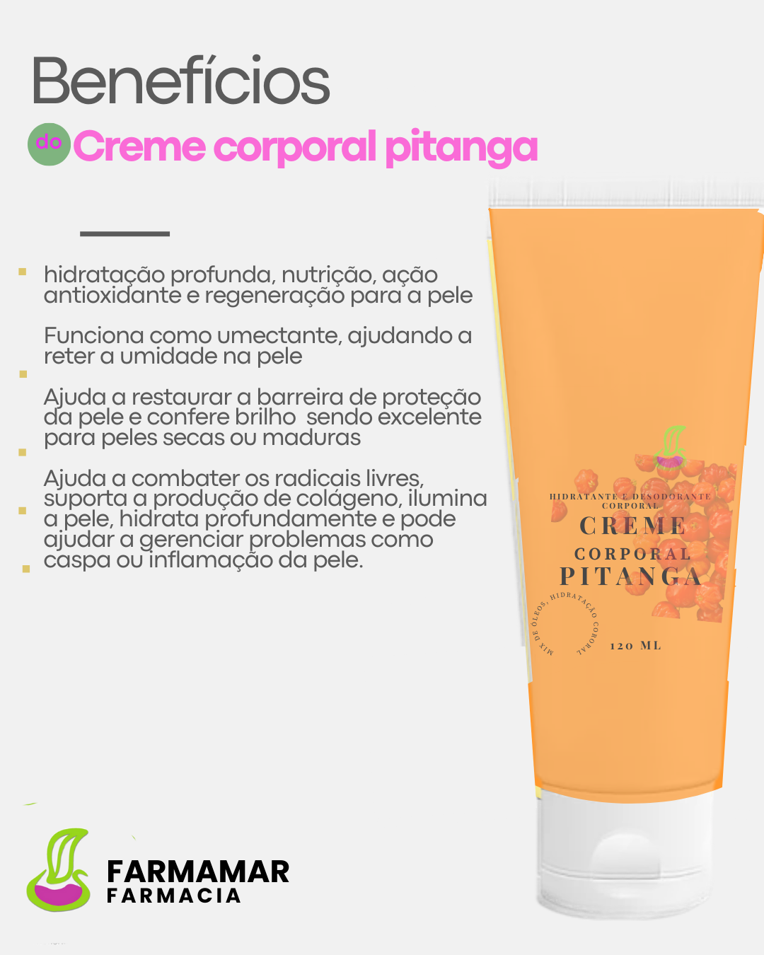 Creme Corporal Pitanga - Imagem 2