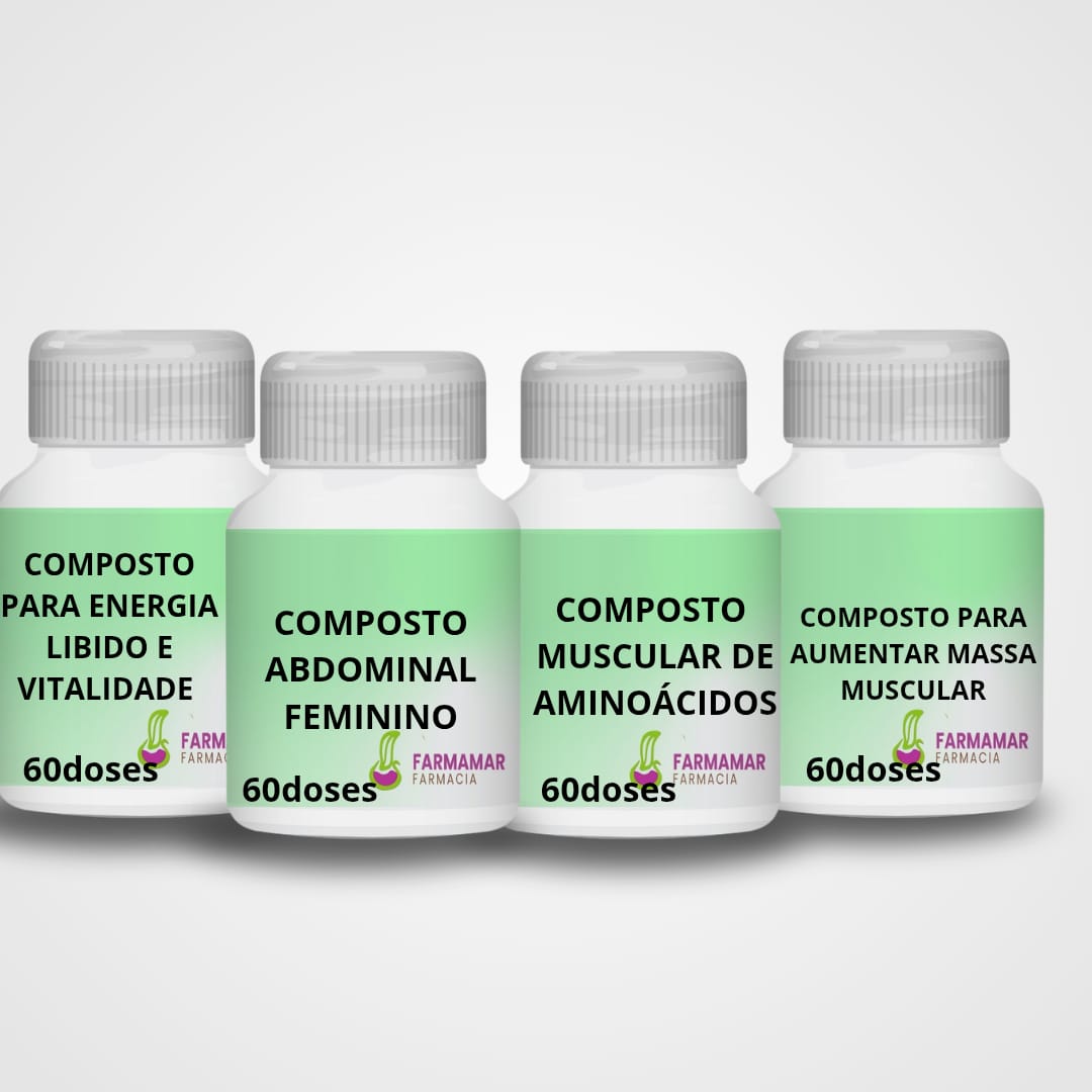 Kit de Suplementação Corporal e Vitaminas Feminino