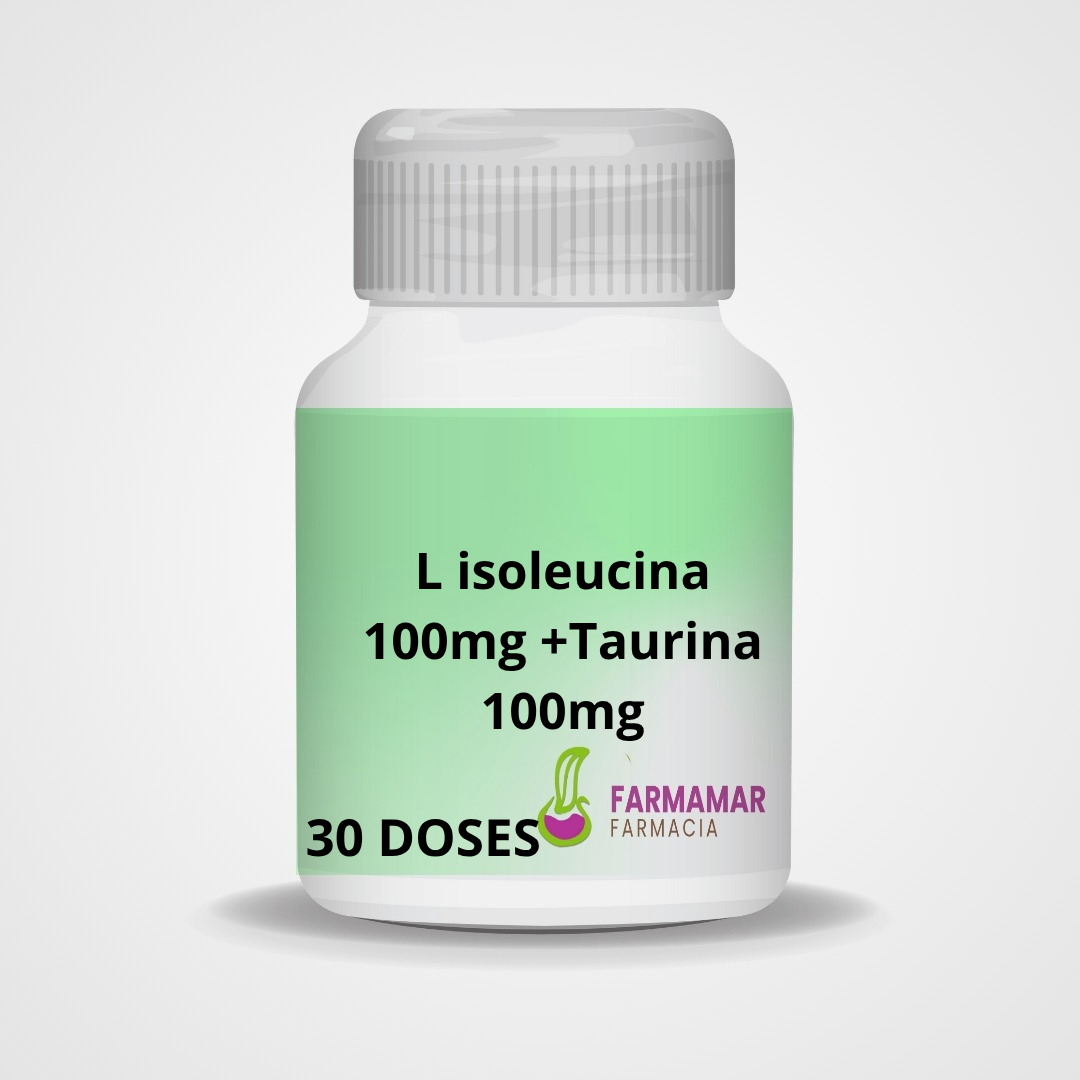 L-Isoleucina 100mg + Taurina 100mg