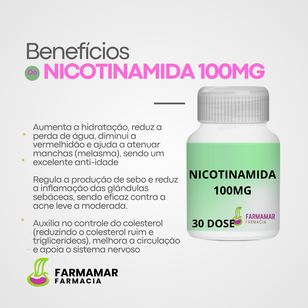 Nicotinamida 100mg - Imagem 2