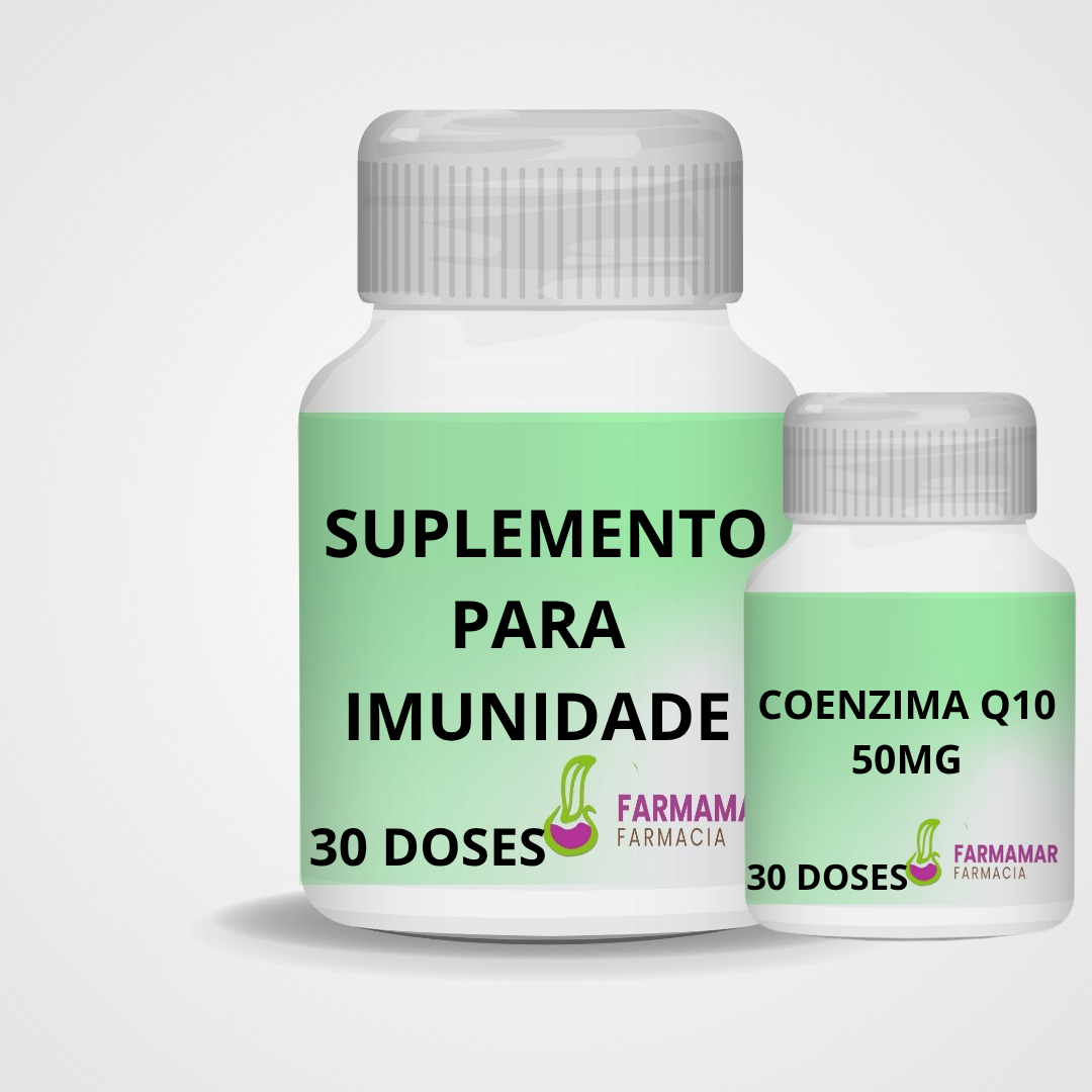 Kit Imunidade e Energia Celular: Suplemento para Imunidade + Coenzima Q10 50mg