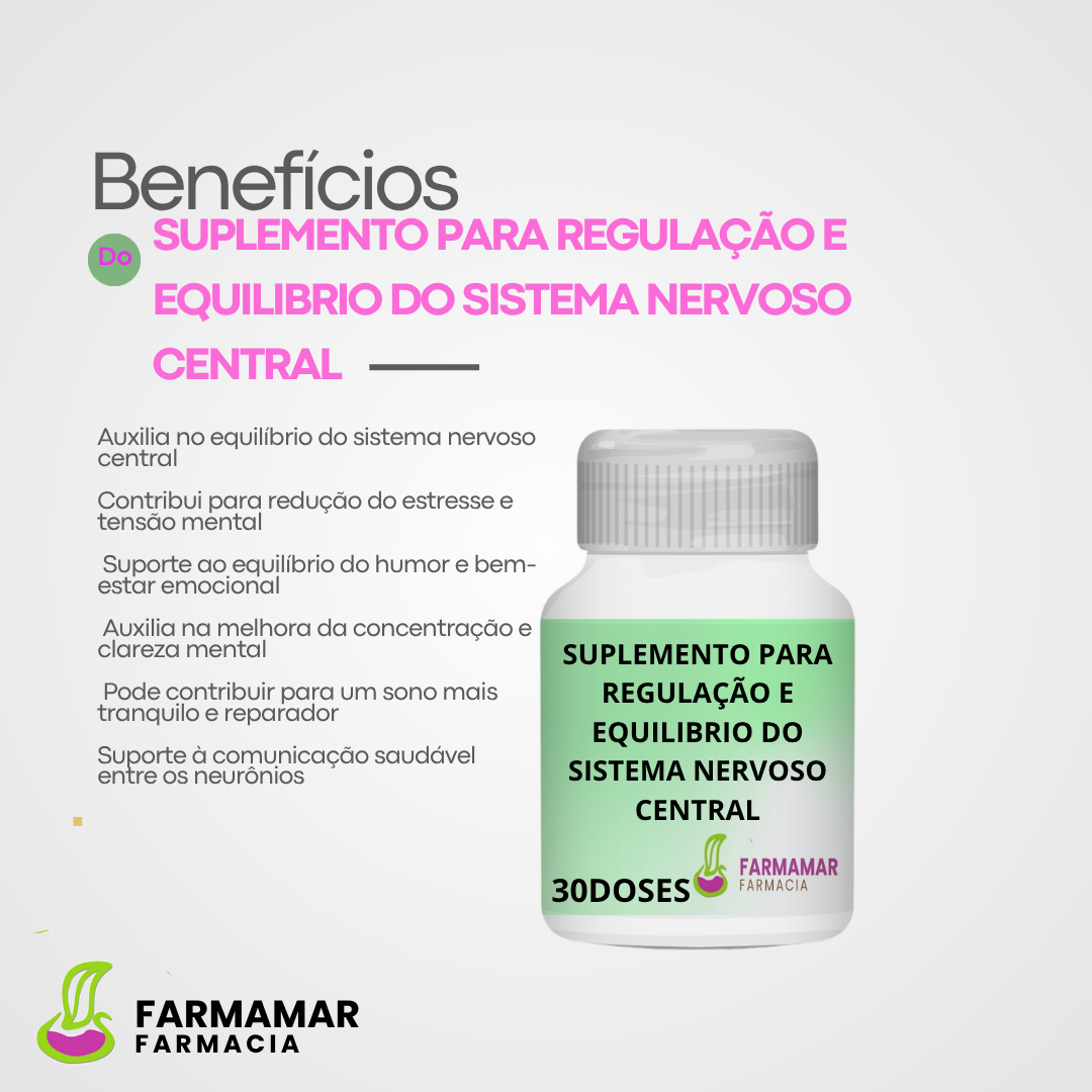 Suplemento para Regulação e Equilibrio do Sistema Nervoso Central - Imagem 2